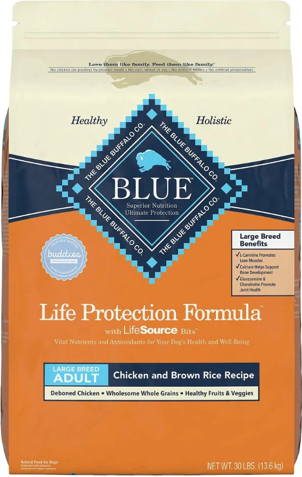 Introduction to Blue Buffalo Life Protection Formula Adult Large Breed Chicken and Brown Rice Recipe Dry Dog Food
