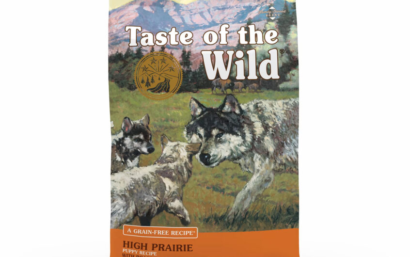 Feed Your Puppy a Taste of the Wild High Prairie Grain-Free Roasted Bison & Venison Dry Puppy Food