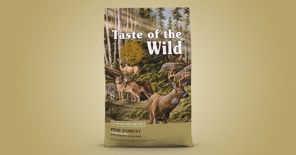 Introducing Taste of the Wild's Pine Forest Grain Free Wet Dog Food