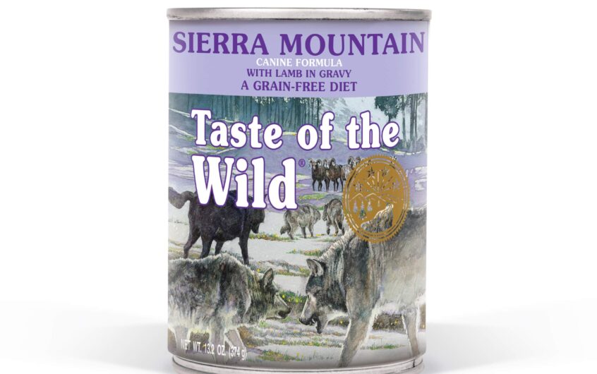 Feeding Your Dog Like a Mountain Wolf with Taste of the Wild Sierra Mountain Grain Free Wet Canned Dog Food