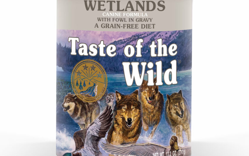 Give Your Dog a Taste of the Wild Wetlands Grain Free Wet Canned Dog Food with Roasted Duck