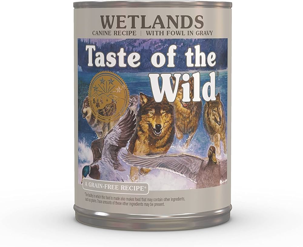 Introduction to Taste of the Wild Wetlands Grain Free Wet Canned Dog Food with Roasted Duck