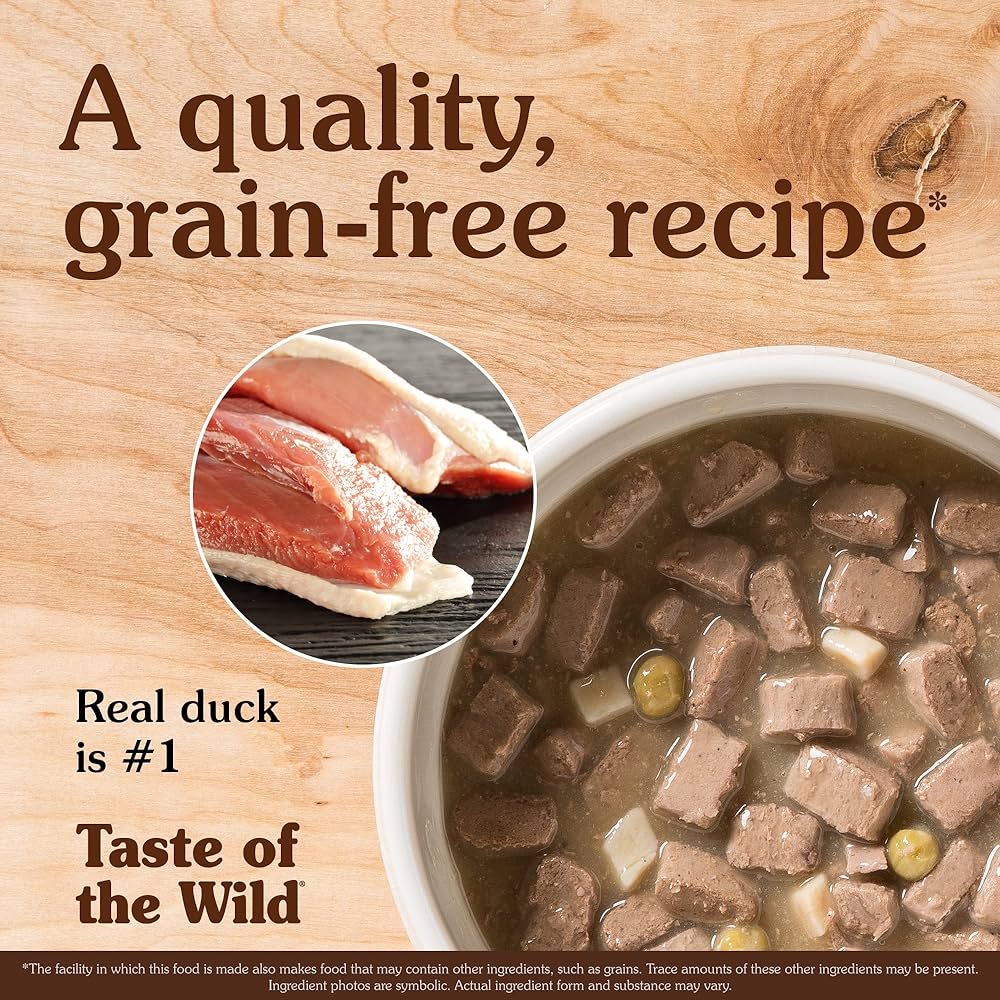 How to Feed Your Dog with Taste of the Wild Wetlands Grain Free Wet Canned Dog Food with Roasted Duck