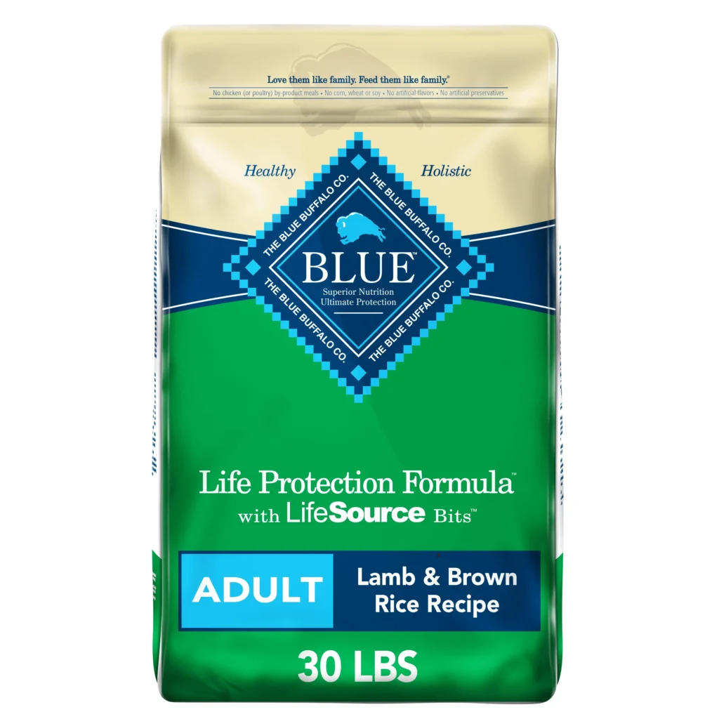 Introduction to Blue Buffalo Life Protection Formula Adult Large Breed Lamb and Brown Rice Recipe