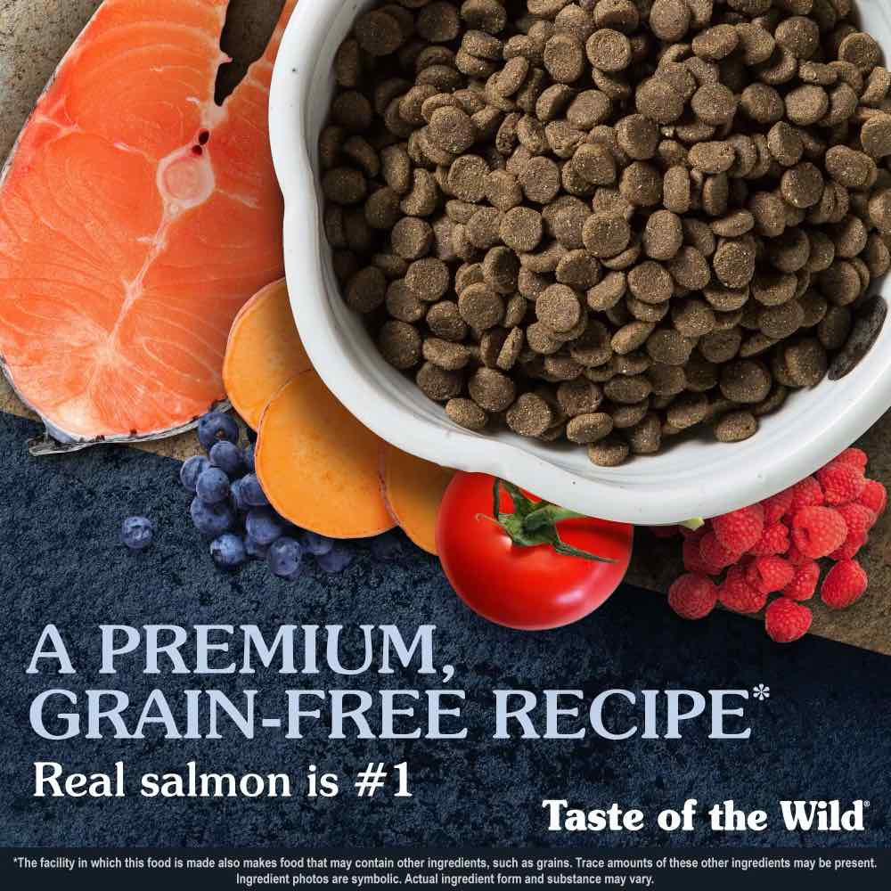 How to feed your dog with Taste of the Wild Pacific Stream Grain-Free with Smoke-Flavored Salmon Dry Dog Food?
