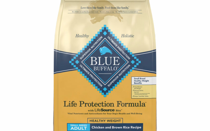 Your Small Breed Deserves Blue Buffalo Life Protection Formula Adult Small Breed Healthy Weight Chicken and Brown Rice Recipe