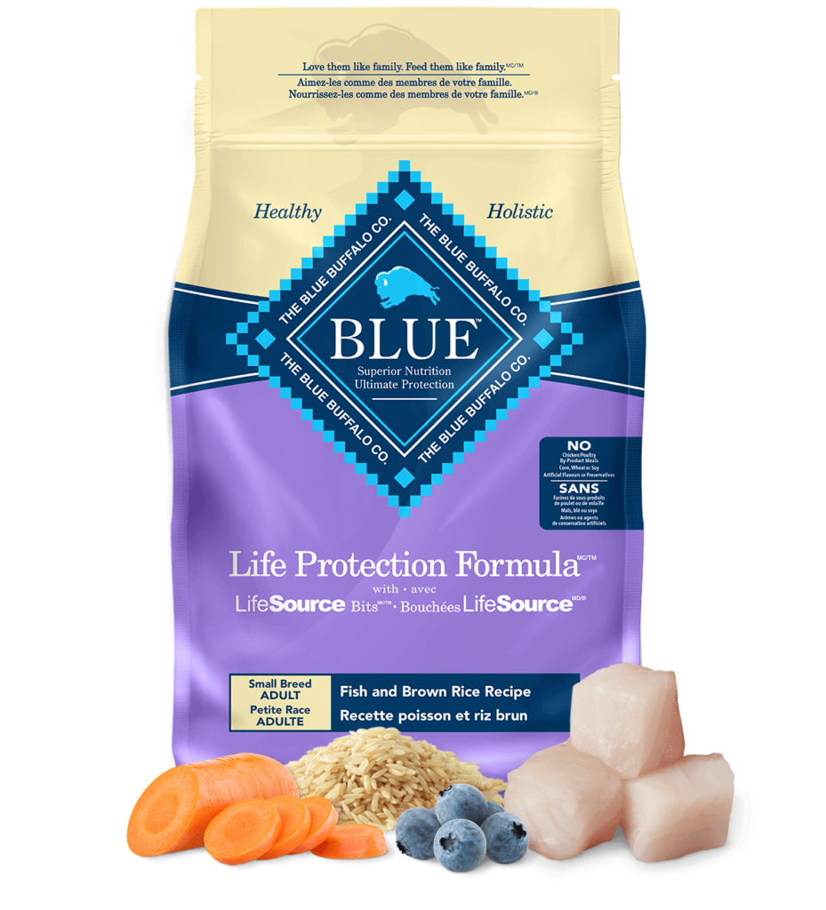 Blue Buffalo Life Protection Formula Fish and Brown Rice Recipe for Small Breeds