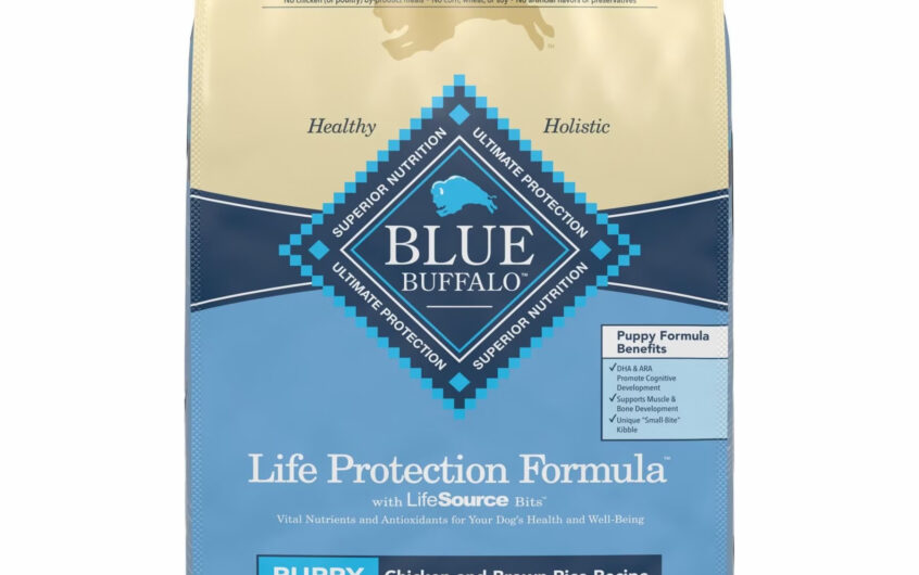 Blue Buffalo Life Protection Formula Puppy Chicken and Brown Rice Recipe – Tailored Nutrition for Growing Puppies