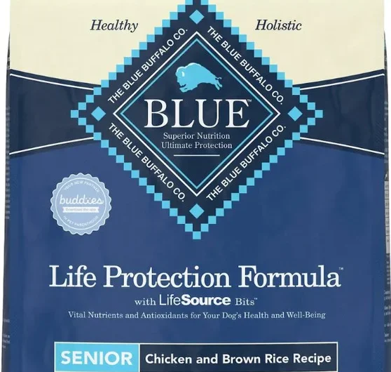 Provide Your Senior Dog With Wholesome Nutrition Through Blue Buffalo Life Protection Formula Senior Chicken and Brown Rice Recipe