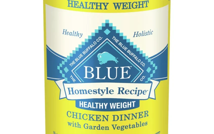 Maintain Your Pup’s Ideal Weight with Blue Buffalo Life Protection Formula Adult Healthy Weight Chicken and Vegetable Dinner Wet Dog Food