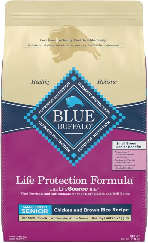 Introduction to Blue Buffalo Life Protection Formula Senior Small Breed Chicken and Brown Rice Recipe Dry Dog Food
